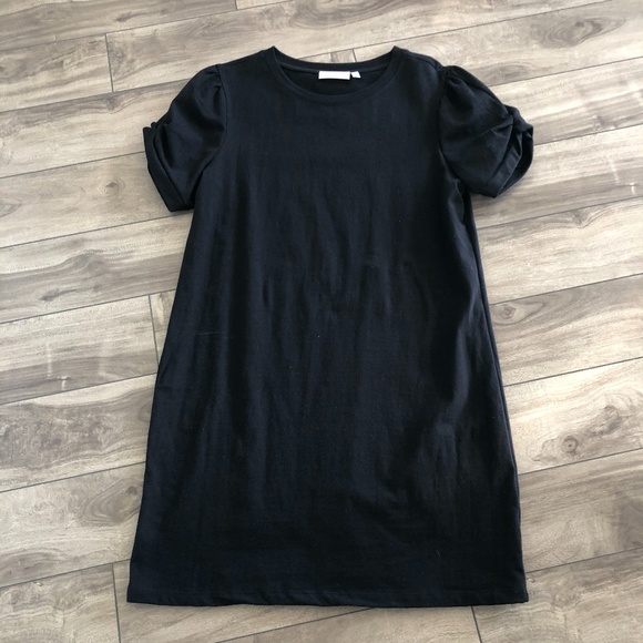 Black T-Shirt Dress - Picture 2 of 5